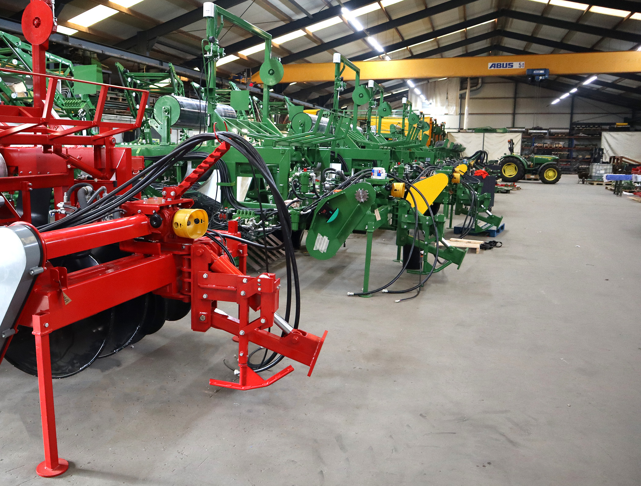 Nieuwbouw bloembollenteelt 5 machines in aanmaak